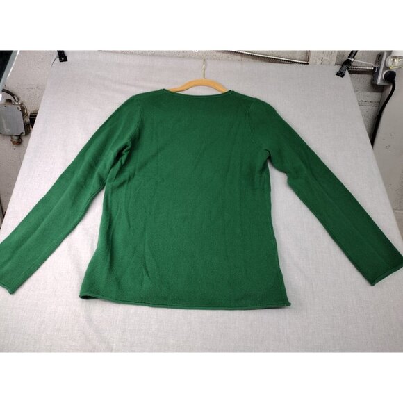 White Stag Women's Green V-Neck Long Sleeve Knit Sweater S/CH RN# 86724 USED - Picture 6 of 6